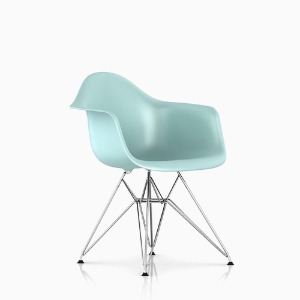 Eames Molded Plastic Armchair,Wire Base