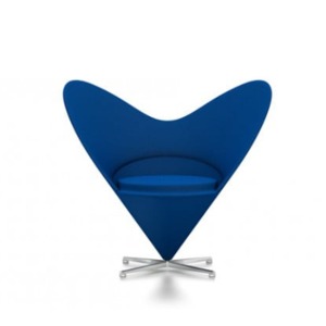 Heart Cone Chair, Blue