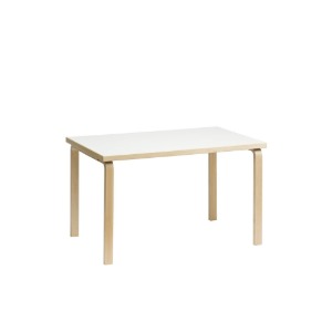 Aalto Table rectangular 81B, HPL White