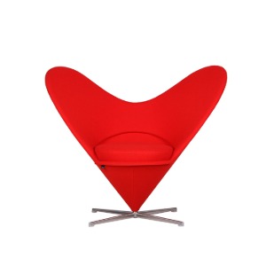 Heart Cone Chair, Red