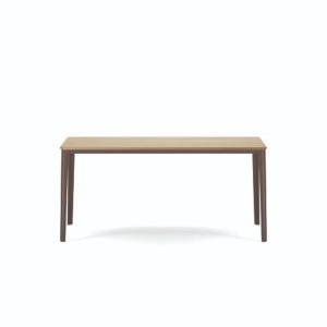Plate Dining Table,natural oak/chocolate