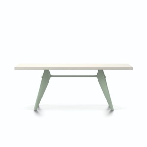 Jean Prouvé EM Table, HPL ivory/Mint